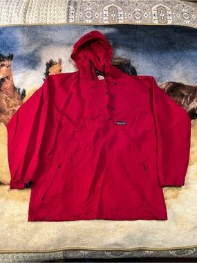 Patagonia Red Pullover Anorak Jacket